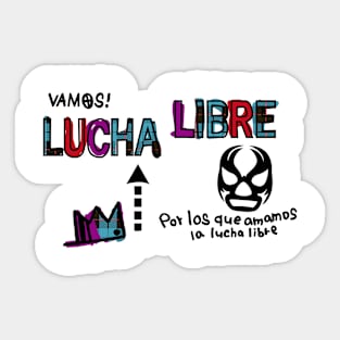 LUCHA LIBRE#5 Sticker